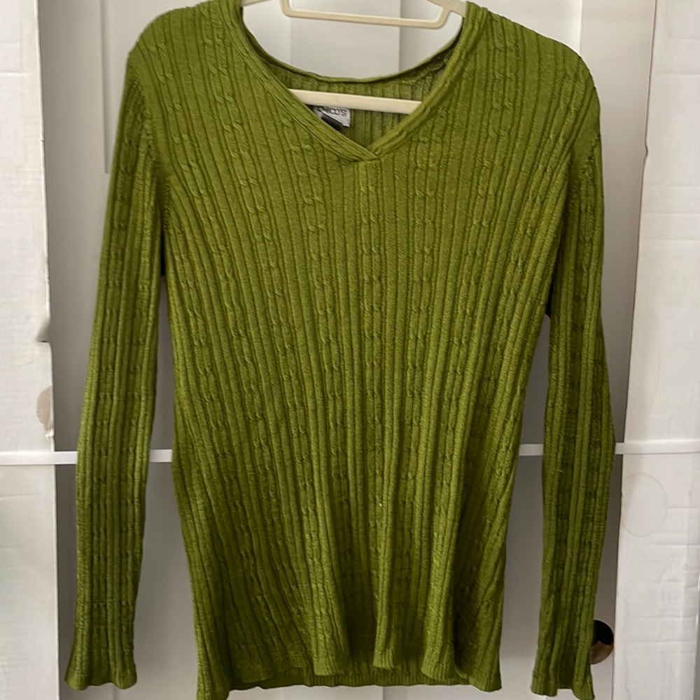 Chico’s Women’s Size 2 Green Sweater